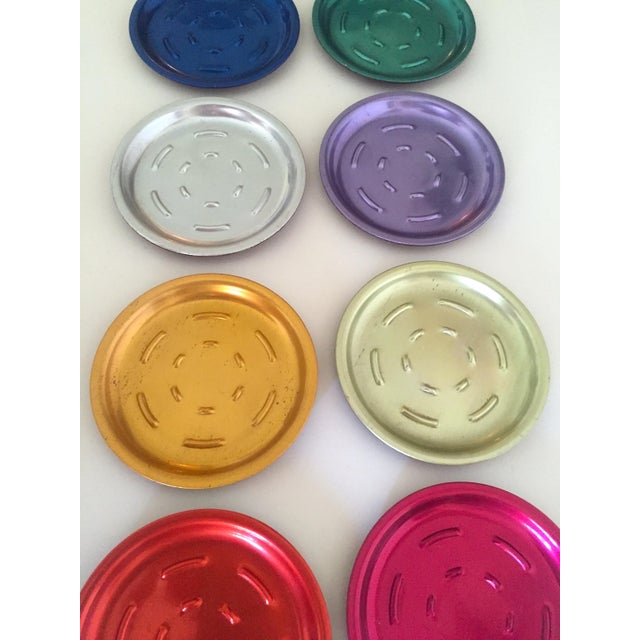 Aluminum drink coasters clearance