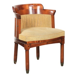 Schuitema Shaker Series Dining Chair with Yellow Fabric For Sale