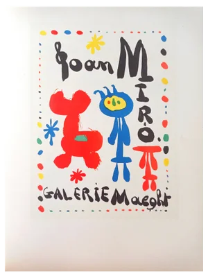 Joan Miro, Expo Maeght Poster, 1959, Lithograph