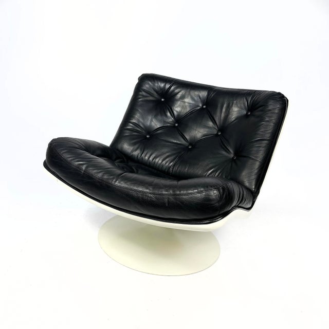 F976 Swivel Lounge Chair by Geoffrey Harcourt for Artifort, 1960s For Sale - Image 10 of 10