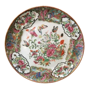 Early 19thc Chinese Export Famille Rose Plate