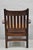 Antique Stickley & Brandt Mission Oak Arts & Crafts Arm Chair With Drop Seat For Sale - Image 13 of 16