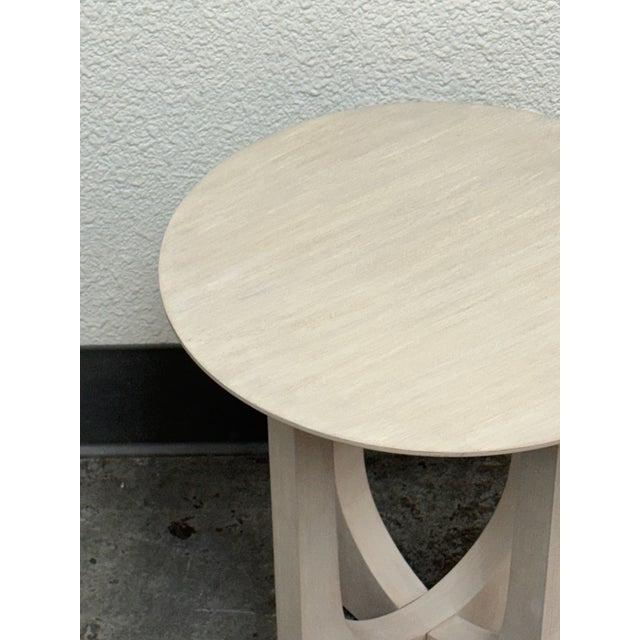 Wood Mac International Wood Side Table For Sale - Image 7 of 12