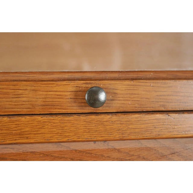 Antique Five Section Oak Macey Barrister Bookcase For Sale - Image 6 of 14