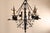 Gothic Quality Hand Forged Spanish Revival Wrought Iron Chandelier For Sale - Image 3 of 18