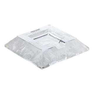 Crystal Wingen Ashtray from Lalique For Sale