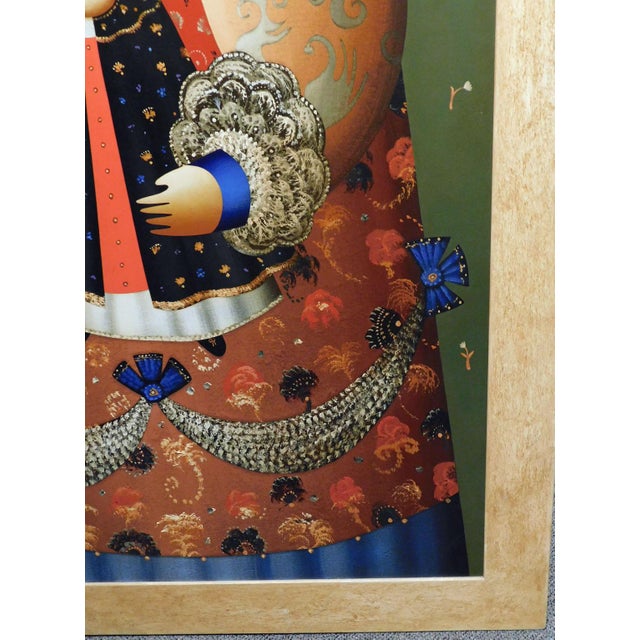 Anton Arkhipov Madonna Christ Original Painting on Canvas Artist Framed Listed For Sale In Denver - Image 6 of 11