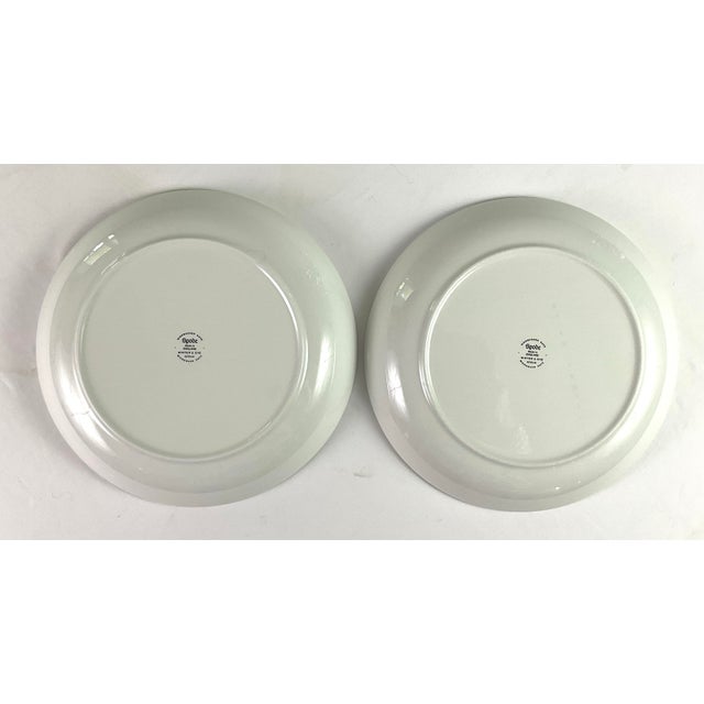 Spode-“ winters Eve”-earthenware 10 inch pasta bowls set of two Made in England -circa 2003 to 2007