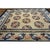 1920s Ivory and Blue Dragon Roundels Antique Chinese Baotou Room Size Rug For Sale - Image 4 of 10