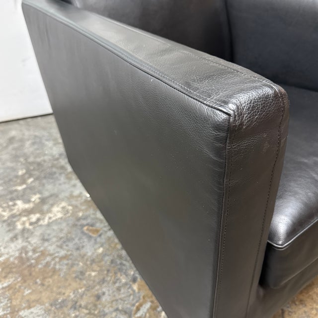 Rodolfo Dordoni for Minotti Copenhagen Leather Armchair For Sale - Image 10 of 12