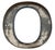 XXL Vintage Industrial Metal Upper Case Letter “O”. Circa 1970's. Add some Whimsy to your Collected Art, Etc.