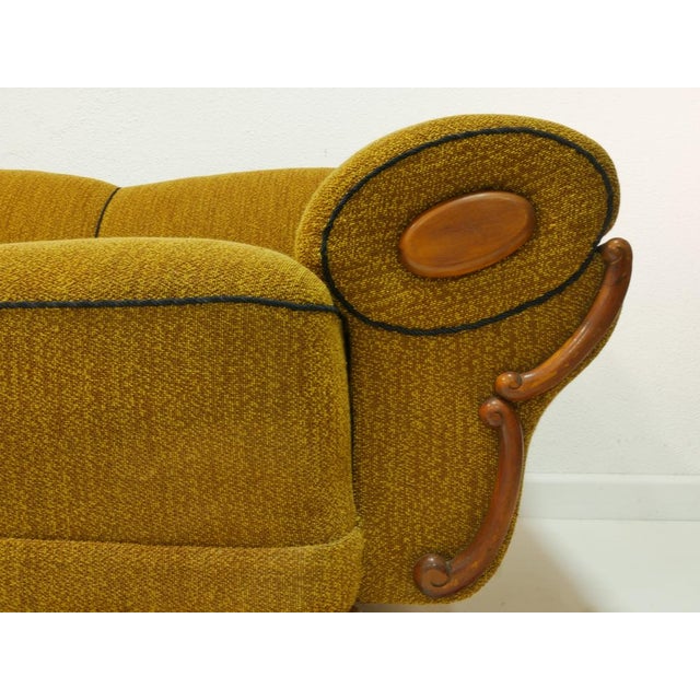 Wood Mid-Century Sofa, Germany, 1950s For Sale - Image 7 of 15