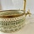 Metal Small Green Sink for Bathroom, Rustic Ceramic Basin, Round Washbasin With Brass Drain For Sale - Image 7 of 8
