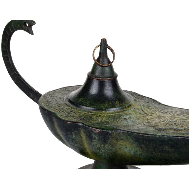 Solid Brass Arabian Aladdin Oil Lamp Chairish