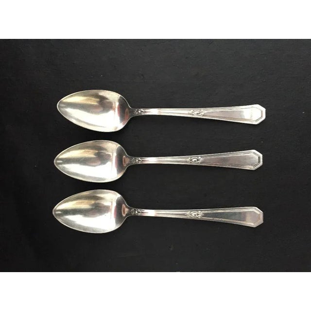 Vintage Silver Plate Table Spoons Set of 3 Chairish