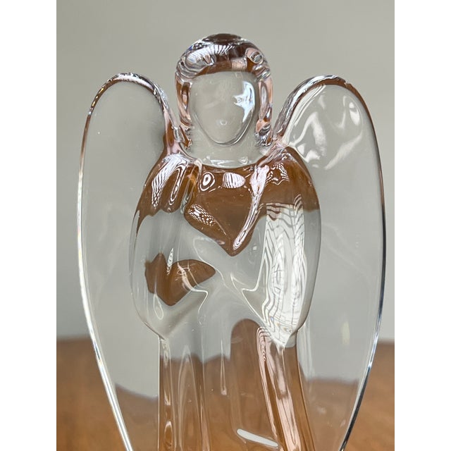 Contemporary Vintage Baccarat Crystal Angel For Sale - Image 3 of 7