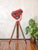 Surgical Hospital Spotlight Floor Lamp on Wooden Tripod from Heraeus Hanaulux, 1990s For Sale - Image 6 of 16