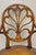 Traditional Late 20th Century Theodore Alexander Style Neoclassical Regency Carved Mahogany Leather Arm Chair For Sale - Image 3 of 12