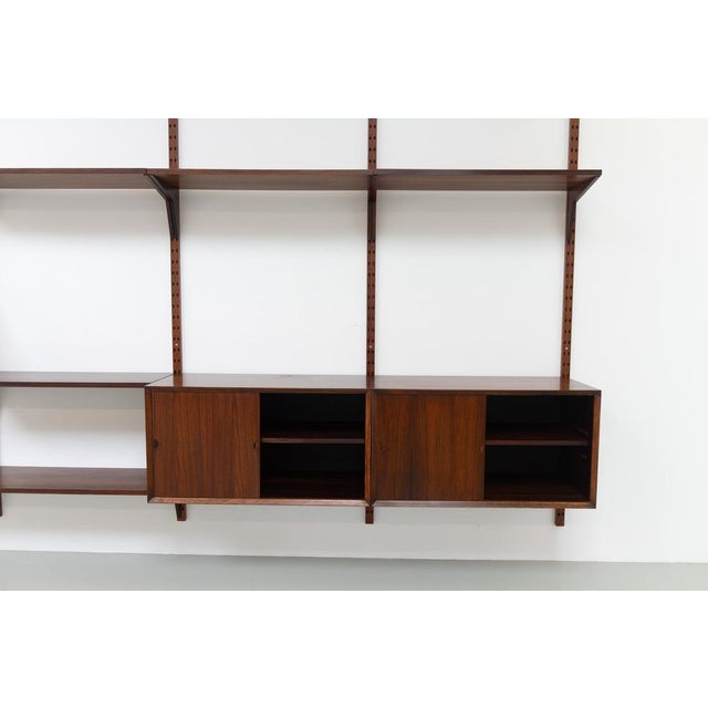 Vintage Danish Pau Ferro Modular Wall Unit by Poul Cadovius for Cado, 1960s For Sale - Image 11 of 18