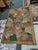 Design Plus Gallery presents an Indian Tapestry Artwork with Bead Embellishments. The fabric is an eatery brown tone with...