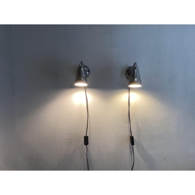 Silver Wall Lights from Ikea, 1990, Set of 2 For Sale - Image 8 of 8