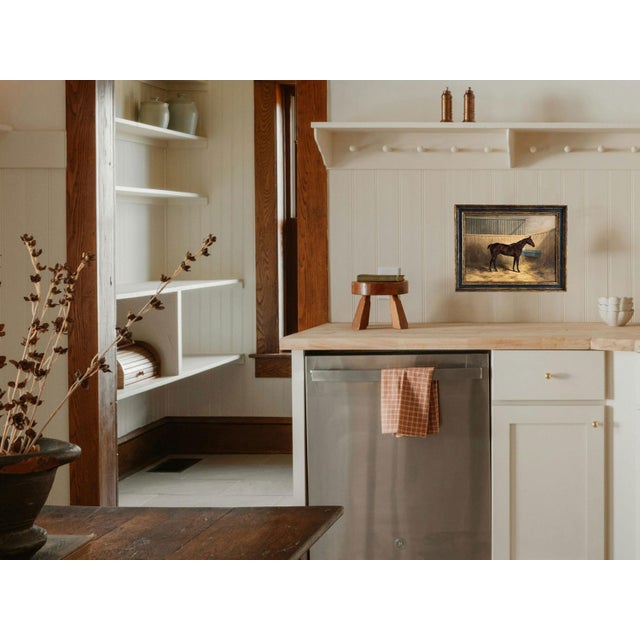 1895 "Portrait of a Bay Hunter" Antique Horse Painting Oil on Canvas by Henry Frederick Lucas Lucas For Sale In Minneapolis - Image 6 of 12