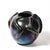 Mid-Century Hand-Blown Murano Iridescent & Black Glass Vase W/ Sculptural Detail For Sale In New York - Image 6 of 14