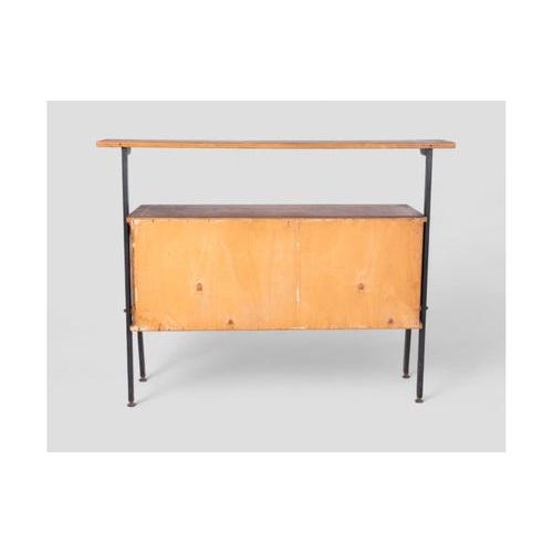 Vintage Cabinet with Painted Doors For Sale - Image 5 of 12