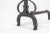 Cast Andirons in Iron, 20th Century, Set of 2 For Sale - Image 11 of 13