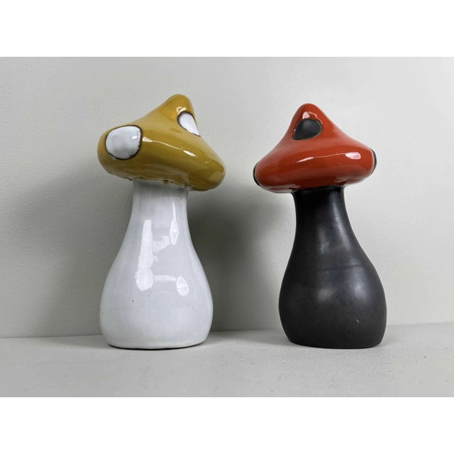 Decorative Mushrooms, 1970s, Set of 2 For Sale - Image 3 of 10
