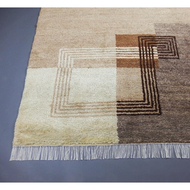 Art Deco Modern Wool Rug, 1930s For Sale - Image 10 of 15