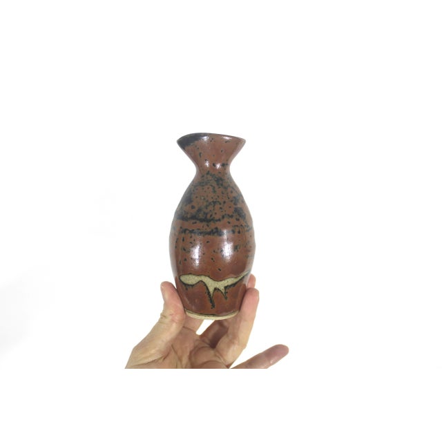 Pair of vintage Japanese sake bottles. Could also be used at small vases, soy sauce bottles, oil dispensers, etc. no...