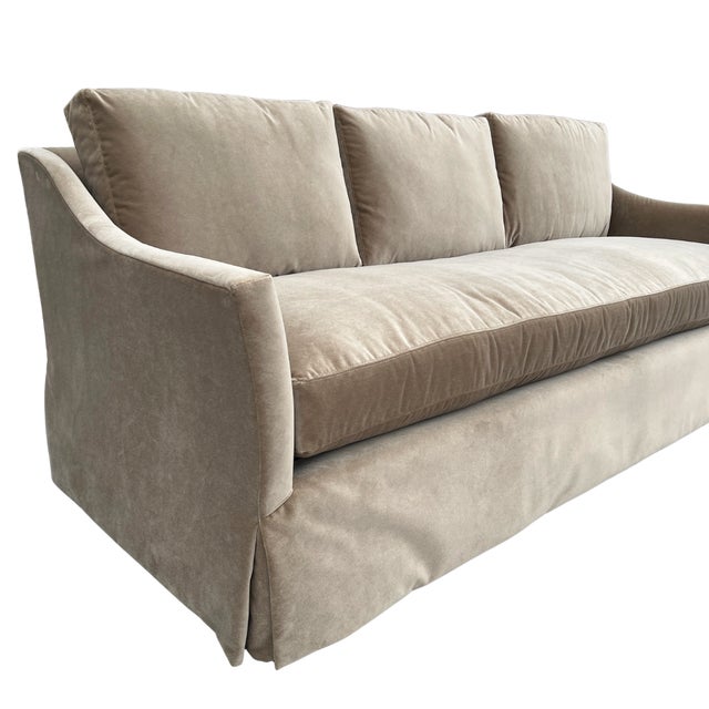 English Lee Industries Performance Traditional Sofa For Sale - Image 3 of 9