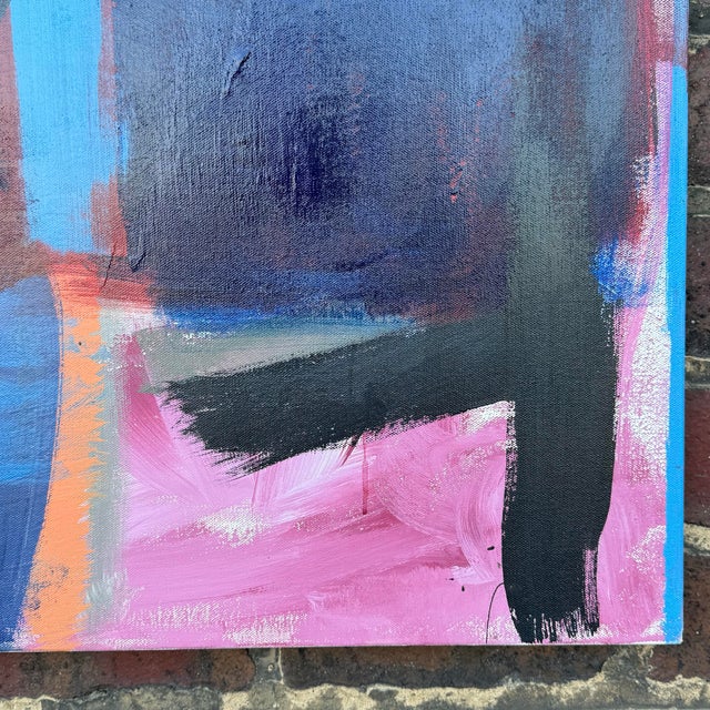 Jerry Buckvar Large Colorful Abstract Painting For Sale - Image 4 of 12