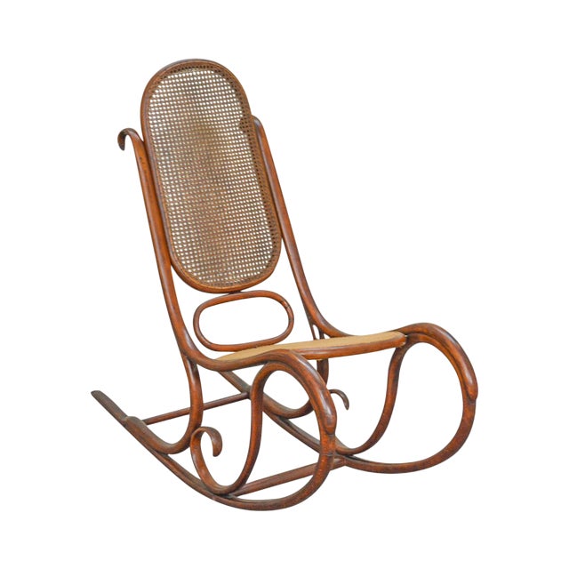 Vintage Antique Bentwood Rocker Rocking Chair Chairish