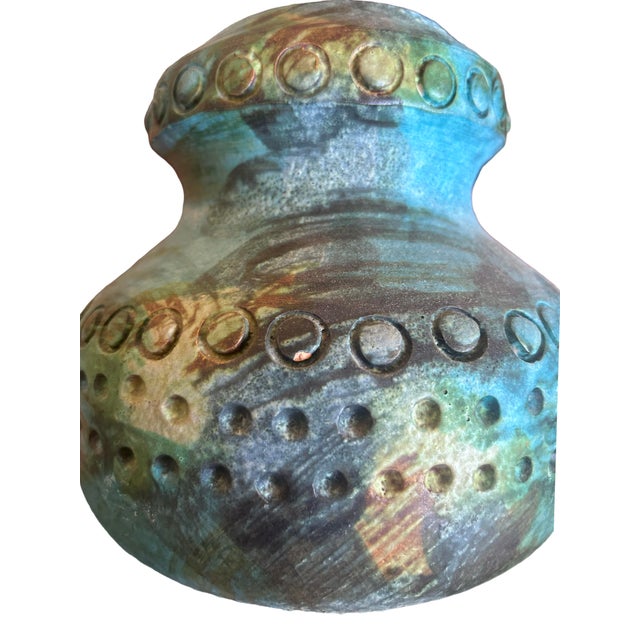 Turquoise Alvino Bagni ‘Sea Garden’ Gourd Vase For Sale - Image 8 of 8