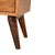 Wood Rustic Mixed Chestnut 4-Drawer Bedside Chest For Sale - Image 7 of 8