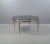 Goldenrod Classicist Coffee Table in Brass with Concave Fluted Legs and Smoked Glass Pane For Sale - Image 8 of 17