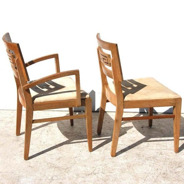 1960s Set of 6 Vintage Chin Hua Drexel Heritage Dining Chairs For Sale - Image 5 of 6