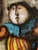 1980s Large Late 20th Century J. Roybal Painting of Jump Roping Girl With Ornate Frame For Sale - Image 5 of 12