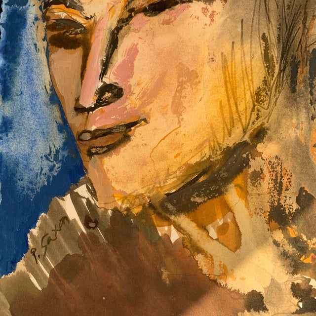 Abstract "Content" by Phil Saxon For Sale - Image 3 of 13