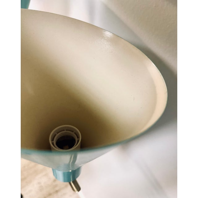 Metal 1950s Mid-Century Modern Roberto Giulio Rida White Disk Cones For Sale - Image 7 of 8