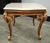Late 20th Century Meroni Francesco Louis XV Partial Gilt Mahogany and Marble Top Side Table For Sale In Washington DC - Image 6 of 12