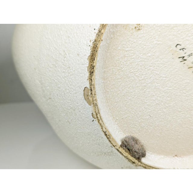 Mid-Century Hand-Painted Ceramic Vase or Umbrella Stand by L. Poggi Assalini for CE AS Albisola, Italy, 1950s For Sale - Image 14 of 17