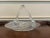 Glass Vintage Pressed Glass Handled Candy/Cookie Basket / Bonbon Dish For Sale - Image 7 of 7