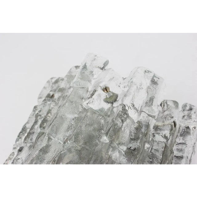 Large Murano Glass Wall Light from Kalmar, Austria, 1960s For Sale - Image 6 of 7