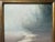 1970s Contemporary Original JMP Foggy Coastline Seascape Beach Oil Painting on Board For Sale - Image 10 of 11