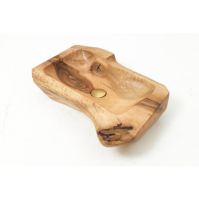 Live Edge Wood Bathroom Sink by Logniture For Sale - Image 4 of 18