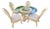 Vintage Italian Renaissance 5pc Dining Set For Sale