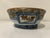 Blue Antique Colored Imari Bowl With Gold Edge and Detailed Painting - Horse in Center For Sale - Image 8 of 18